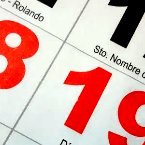 Feriados irrenunciables